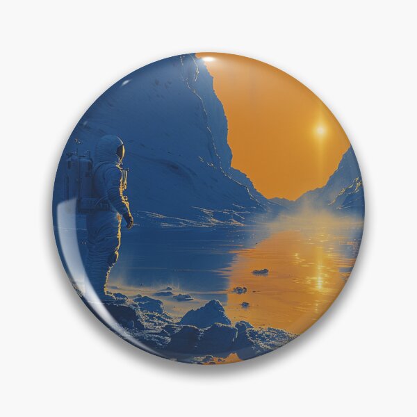 Item preview, Astronaut on a Distant Planet designed and sold by SpaceCadetGlow.