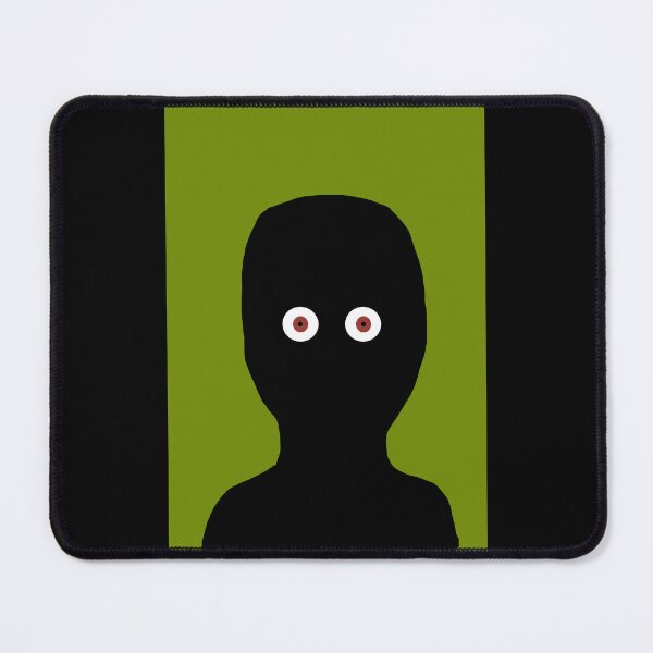 Item preview, Mysterious Black Cartoon Character with Red Eyes designed and sold by louiisa33.