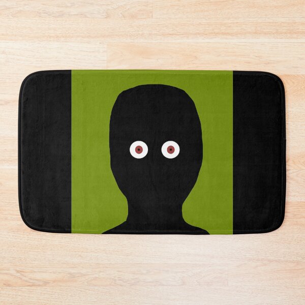 Item preview, Mysterious Black Cartoon Character with Red Eyes designed and sold by louiisa33.
