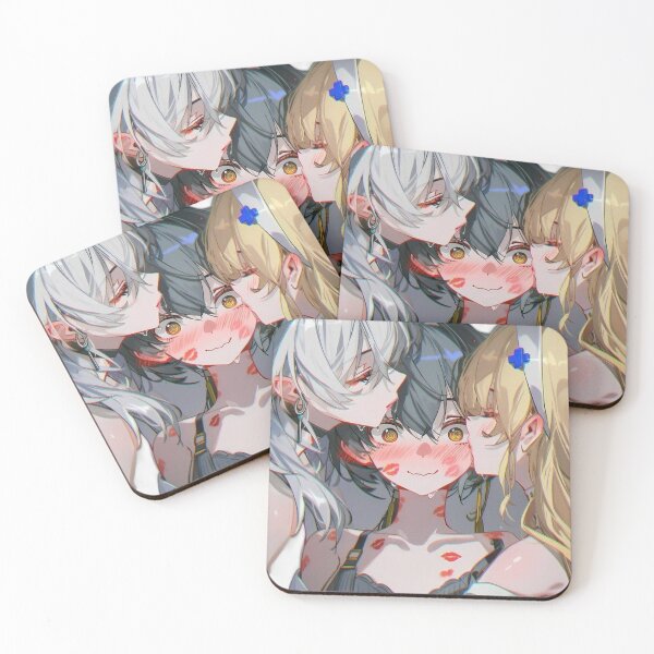 Item preview, Zani and Phoebe and Rover Kissing Wuthering Waves designed and sold by KomiArts.