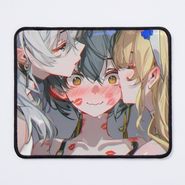 Item preview, Zani and Phoebe and Rover Kissing Wuthering Waves designed and sold by KomiArts.