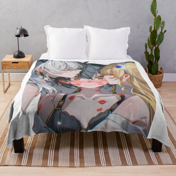 Item preview, Zani and Phoebe and Rover Kissing Wuthering Waves designed and sold by KomiArts.