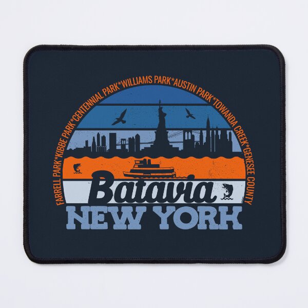 Item preview, Batavia New York Sunset Retro Vintage Local Pride Logo designed and sold by CRHPOD20.
