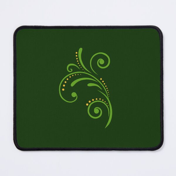 Item preview, Fresh Lime Green & Gold Swirls — Organic Botanical Cameo designed and sold by CreativeArtistL.