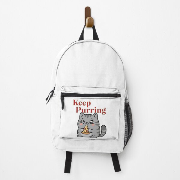 Item preview, Cute Cat Eating Pizza Keep Purring designed and sold by PrintforDesign.