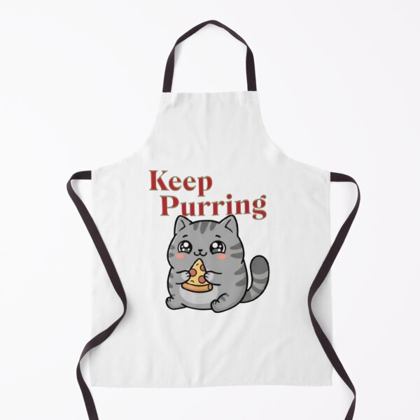 Item preview, Cute Cat Eating Pizza Keep Purring designed and sold by PrintforDesign.