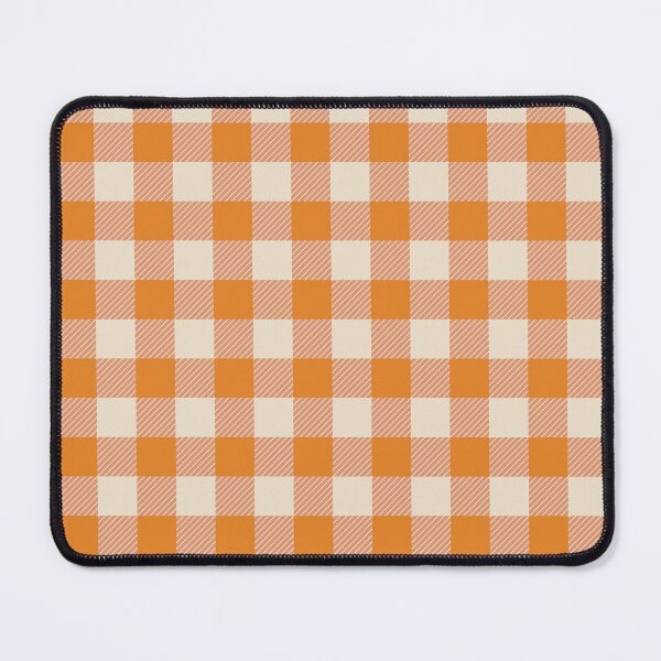 Item preview, Rustic Pumpkin Buffalo Plaid Check Pattern designed and sold by WonderAndWhim.