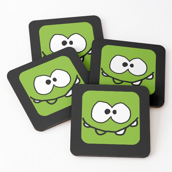 Item preview, Title: Funny Green Cartoon Face with Big Eyes and Smile designed and sold by louiisa33.