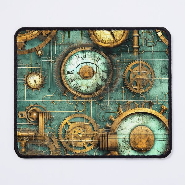 Item preview, Steampunk Grunge Vintage Mechanical Timers And Gears Pattern designed and sold by DEC02.