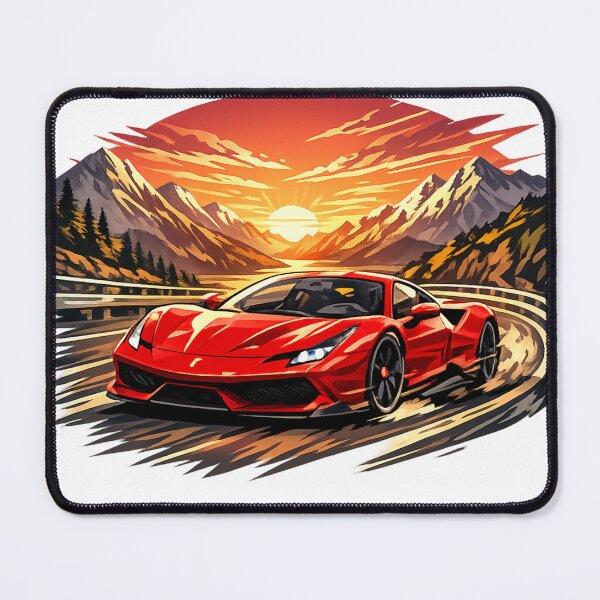 Item preview, ed Supercar Mountain Sunset designed and sold by NorthPeak Studio.