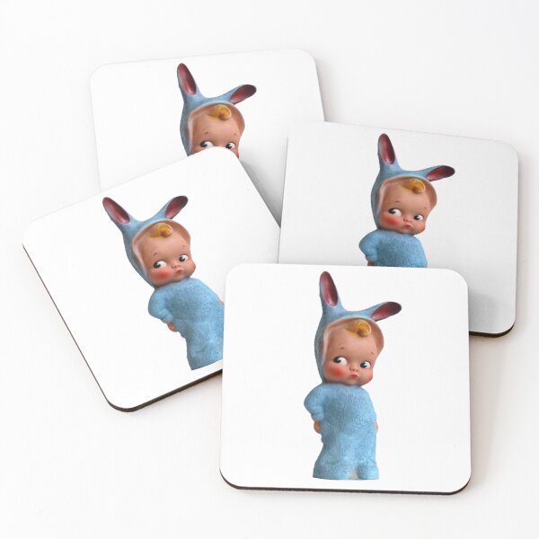 Item preview, Vintage Bunny Kewpie | Retro Kitsch Rabbit | Nostalgic Toy Illustration designed and sold by LoLife.