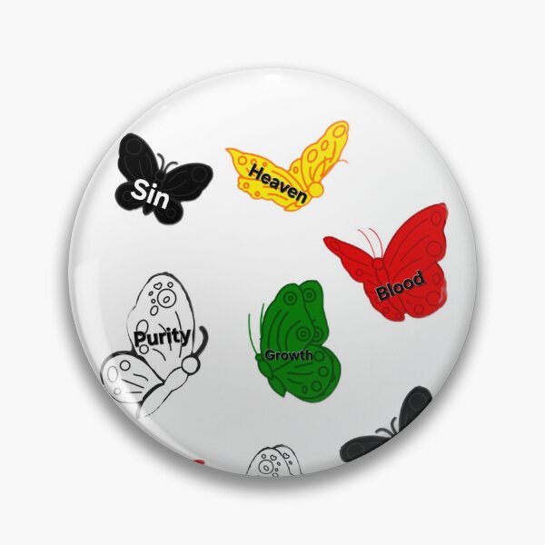 Item preview, wordless butterflies telling salvation through colors designed and sold by gracehopelove.
