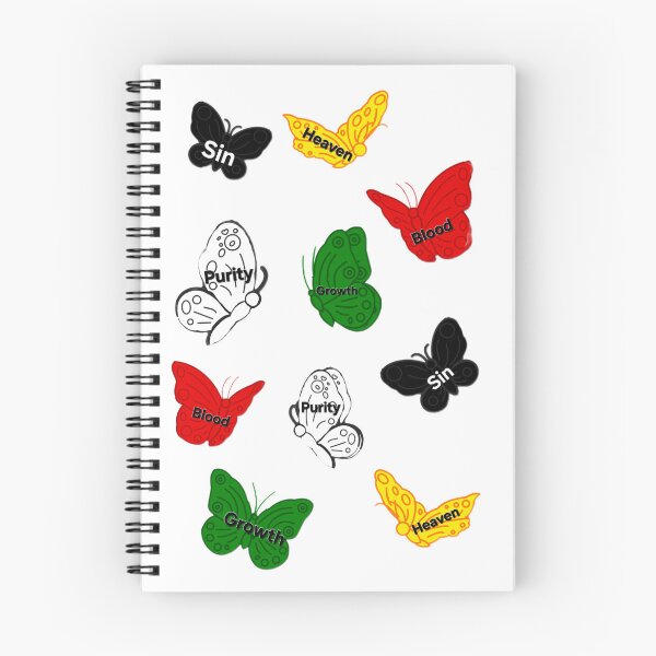 Item preview, wordless butterflies telling salvation through colors designed and sold by gracehopelove.