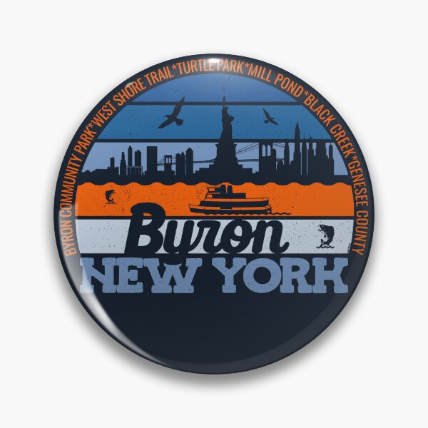 Item preview, Byron New York Sunset Retro Vintage Local Pride Logo designed and sold by CRHPOD20.
