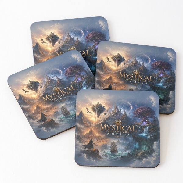 Item preview, Mystical Adventure Worlds – Epic Fantasy Landscape designed and sold by GXX Agency.