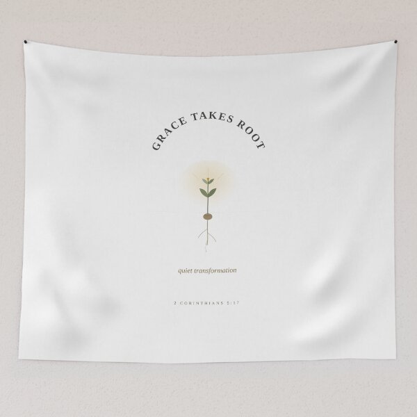 Item preview, Grace Takes Root | Christian Olive Seed Botanical Illustration | Minimalist Faith Design designed and sold by feliciarainbow.