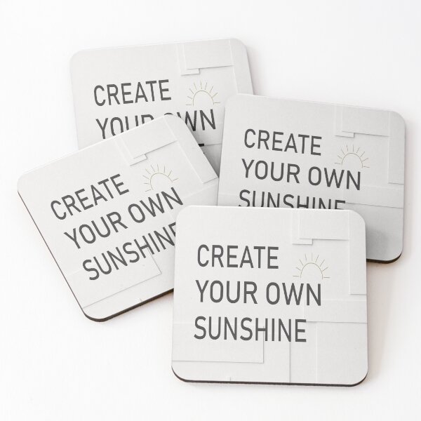 Item preview, Create Your Own Sunshine Printable Wall Art, Inspirational Quote Print, Motivational Wall Decor, Minimalist Typography Poster, Digital Download, Office Decor designed and sold by MahnoorDesigns.