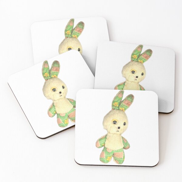 Item preview, Vintage Weird Bunny | Nostalgic Plush Toy Illustration designed and sold by LoLife.