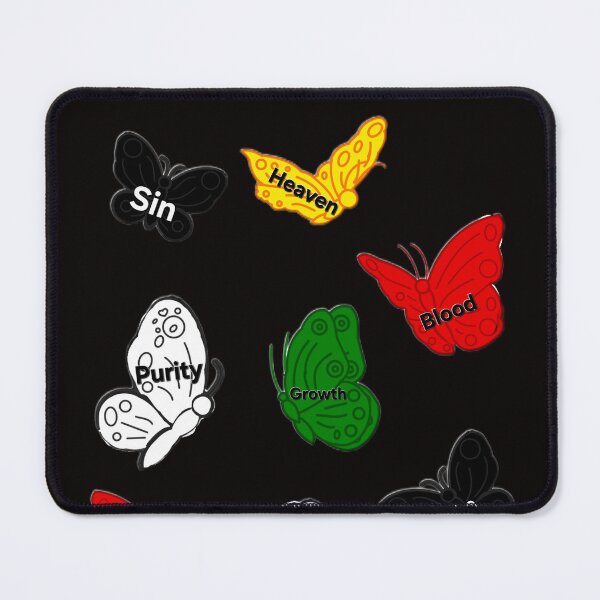 Item preview, wordless butterflies telling salvation through colors designed and sold by gracehopelove.