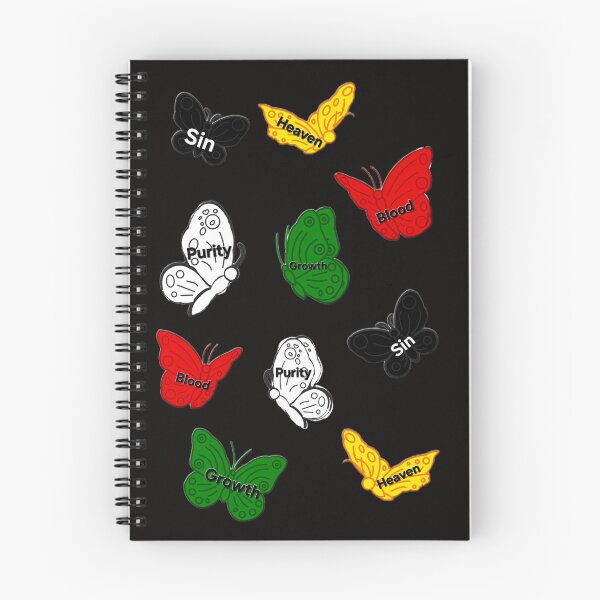 Item preview, wordless butterflies telling salvation through colors designed and sold by gracehopelove.