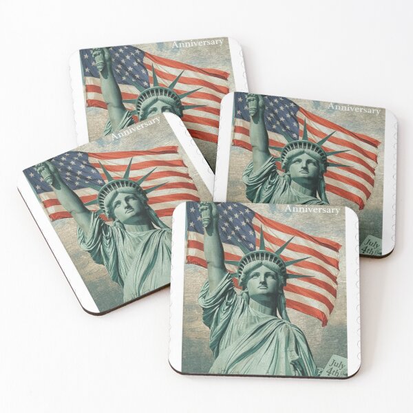 Item preview, Statue of Liberty 250 year stamp design  designed and sold by hollycooper.