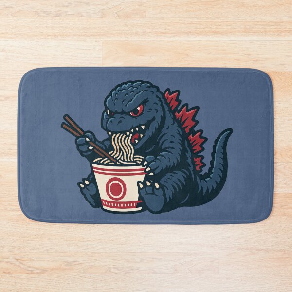 Item preview, A cute Kaiju Eating noodles  designed and sold by AbbyThorns.