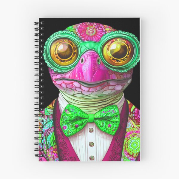Item preview, Steampunk Turtle In Lime And Pink Tuxedo Art designed and sold by DEC02.
