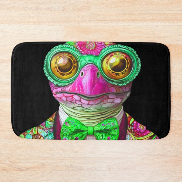 Item preview, Steampunk Turtle In Lime And Pink Tuxedo Art designed and sold by DEC02.