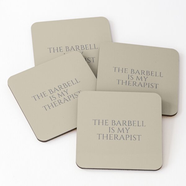 Item preview, The Barbell is My Therapist designed and sold by jpubdesigns.