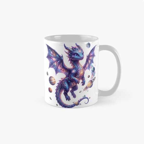 Item preview, Baby dragon with galaxies designed and sold by kidoramagic.