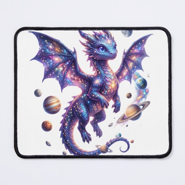 Item preview, Baby dragon with galaxies designed and sold by kidoramagic.