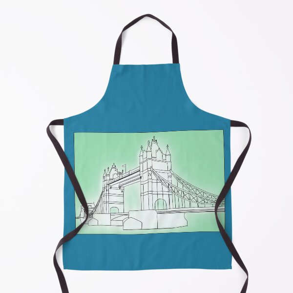 Item preview, Tower Bridge - Blue & Teal designed and sold by rodwelldesigns.