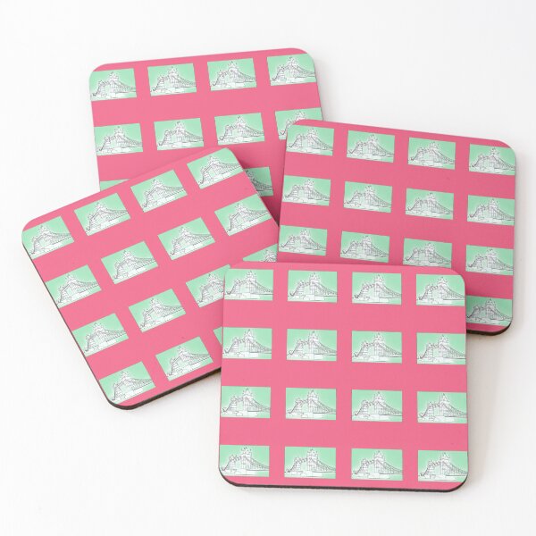 Item preview, Mosaic Tower Bridge - Pink & Teal designed and sold by rodwelldesigns.