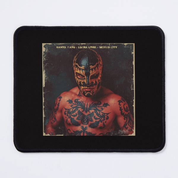 Item preview, Lucha Libre Mexico City 1985 - Retro Vintage Latin Wrestling Photography designed and sold by santo ✝abú.