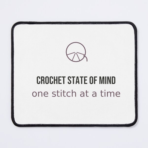 Item preview, Crochet State of Mind - Minimalist Crochet Tee designed and sold by RankShift.