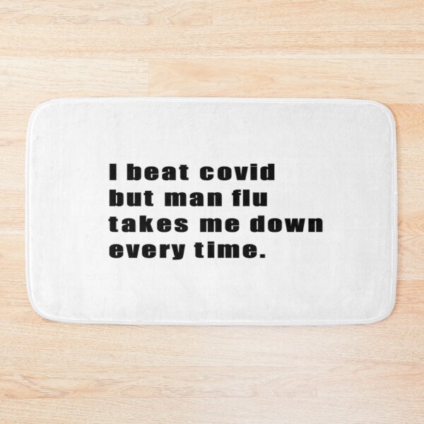 Item preview, I beat covid but not man flu. designed and sold by hardingcarl2.