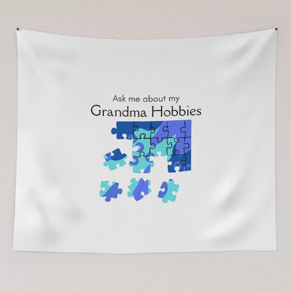 Item preview, Ask Me About My Grandma Hobbies: Puzzle Lover designed and sold by LetsKeepReading.