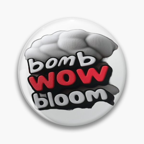 Item preview, The Wow Effect Explosion, Wow Bloom Bomb - Smoke Cloud and 3D Cartoon Text designed and sold by RAYBIL.