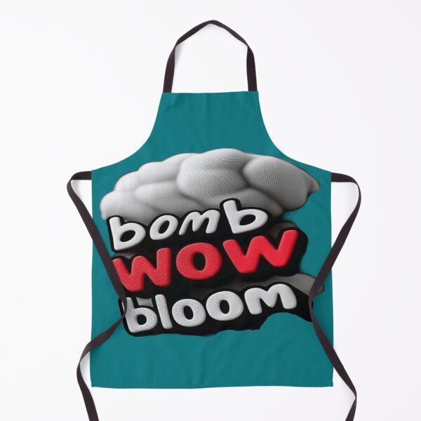 Item preview, The Wow Effect Explosion, Wow Bloom Bomb - Smoke Cloud and 3D Cartoon Text designed and sold by RAYBIL.