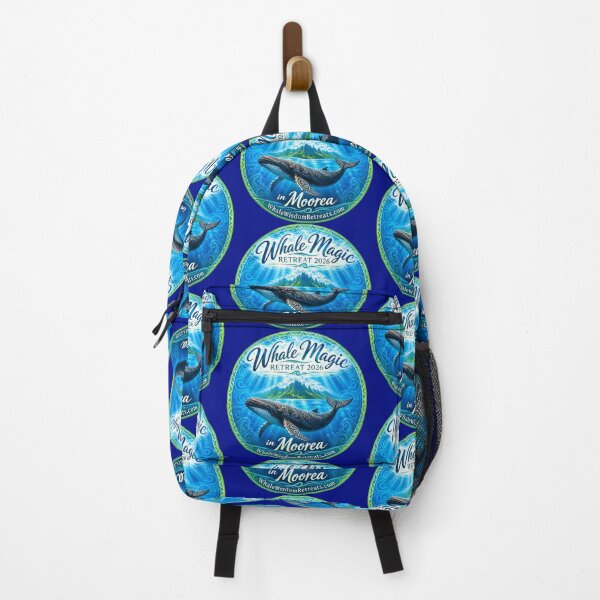 Item preview, Whale Magic Retreat Logo 2026 designed and sold by Whale & Dolphin Wisdom Retreats.