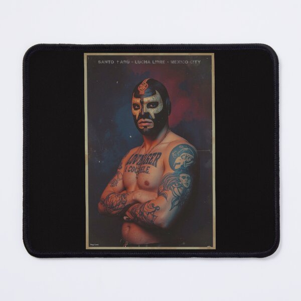 Item preview, Lucha Libre Mexico City 1985 - Retro Vintage Latin Wrestling Photography designed and sold by santo ✝abú.