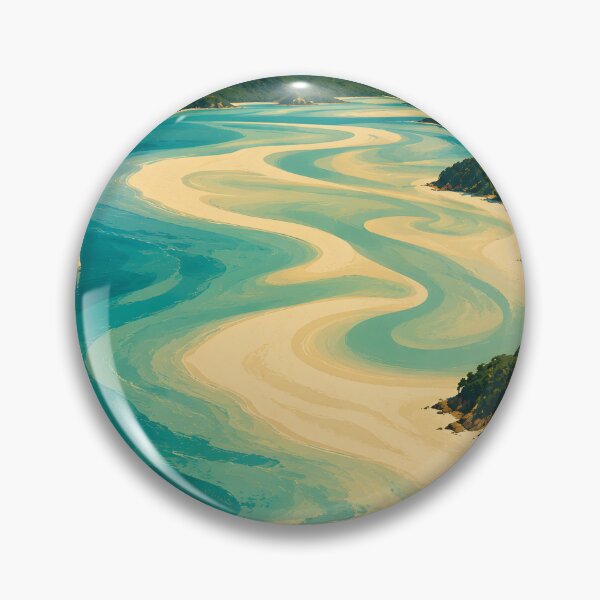 Item preview, Whitehaven Beach Australia Vintage Travel Poster No. 074 | Retro Wall Art designed and sold by bauschberts.
