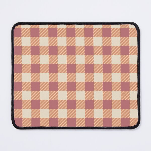 Item preview, Terracotta and Rose Buffalo Plaid Check Pattern designed and sold by WonderAndWhim.