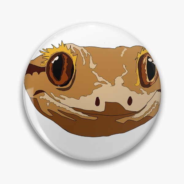 Item preview, Copy of Smiling crested gecko face designed and sold by LeahcarsArt.