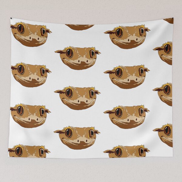 Item preview, Copy of Smiling crested gecko face designed and sold by LeahcarsArt.