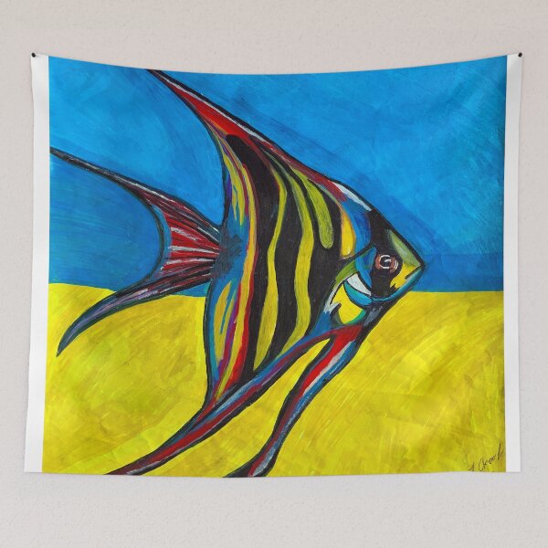 Item preview, Tropical Angelfish designed and sold by Haxson37art.