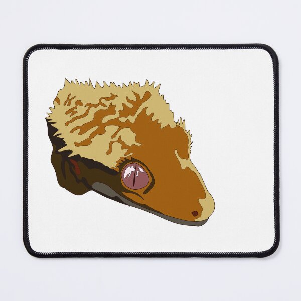Item preview, crested gecko face designed and sold by LeahcarsArt.
