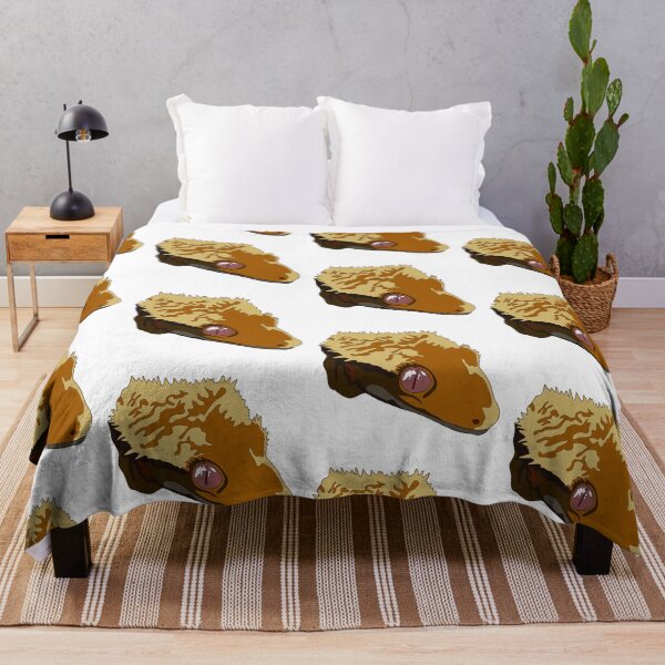 Item preview, crested gecko face designed and sold by LeahcarsArt.