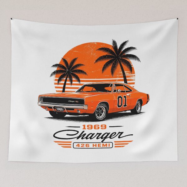 Item preview, Vintage Car Classic Charge designed and sold by PrintCarClub.