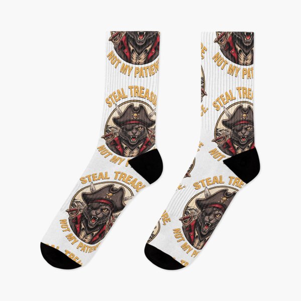 Item preview, Angry Pirate Cat Vintage – Fierce Black Cat Buccaneer Retro Design designed and sold by Mahilis.
